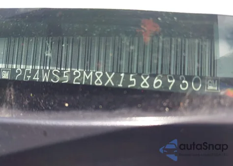 1999 Buick Century Custom из США, поврежденный, VIN 2G4WS52M8X1586930